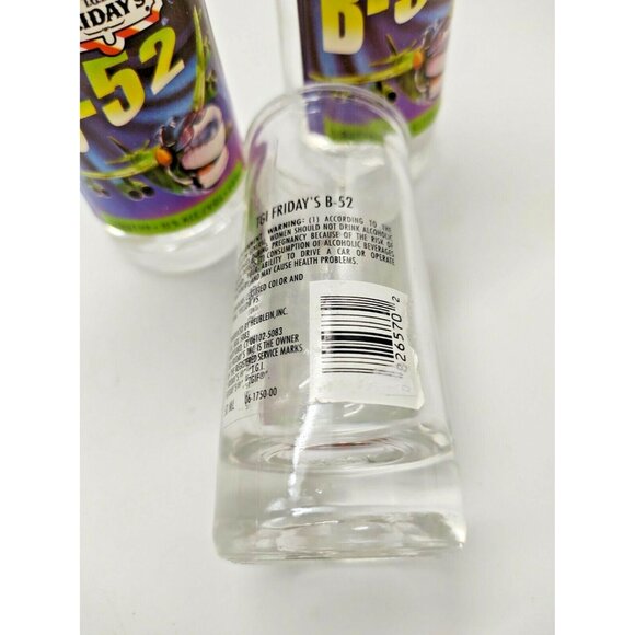 Vintage TGI Friday's Shooter Glasses - Shot Glass - B-52 Mudslide Set of (5) - Picture 4 of 9